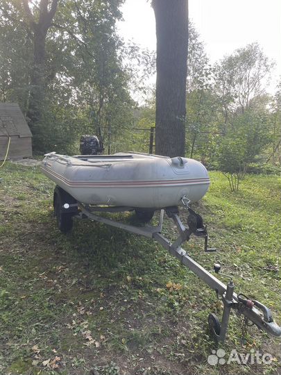 Продам комплект лодка пвх, мотор меркури, прицеп