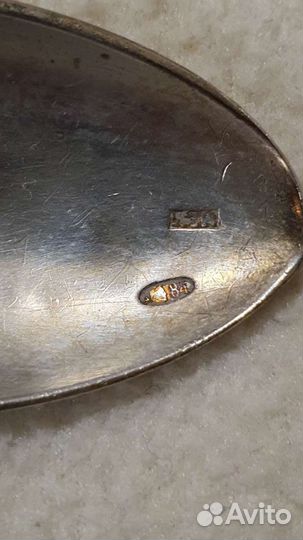 Чайная ложка. 84 проба. Серебро