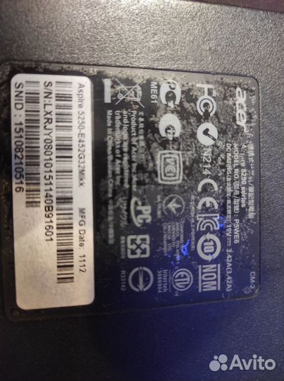 Ноутбук Acer Aspire 5250-E452G