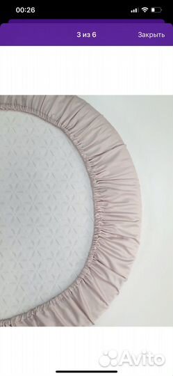 2 простыни на резинке 75 на 75 + наматрасник