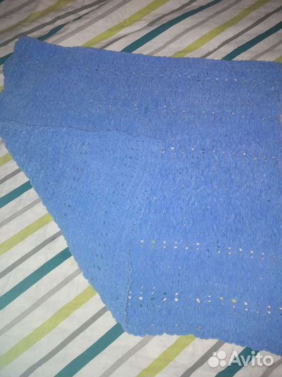 Плед детский вязаный ручная работа