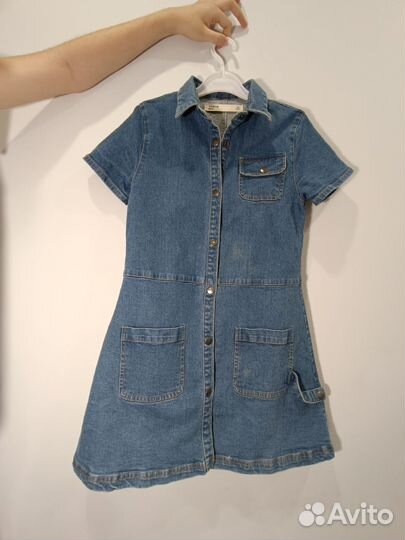 Джинсовое платье