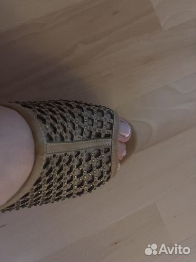 Шлепанцы женские натуральная кожа 36