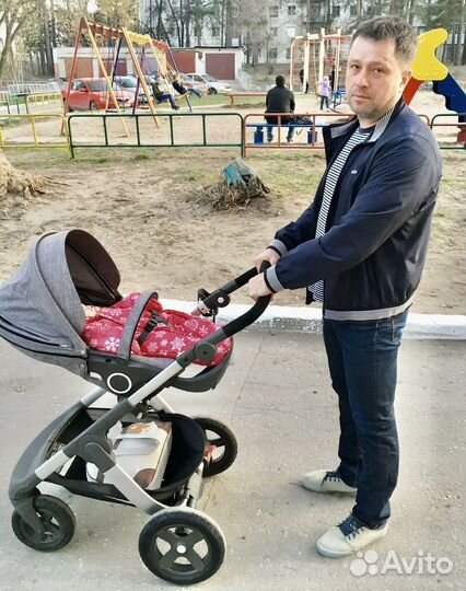 Коляска stokke trailz прогулка