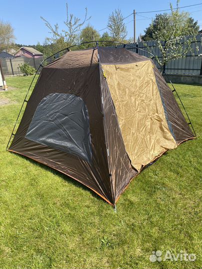 Палатка шатер двухслойная 4-5 человек