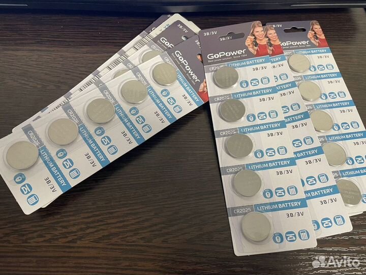 CR2025 3V 5шт/блистер, Батарейки 2025 таблетка 3В