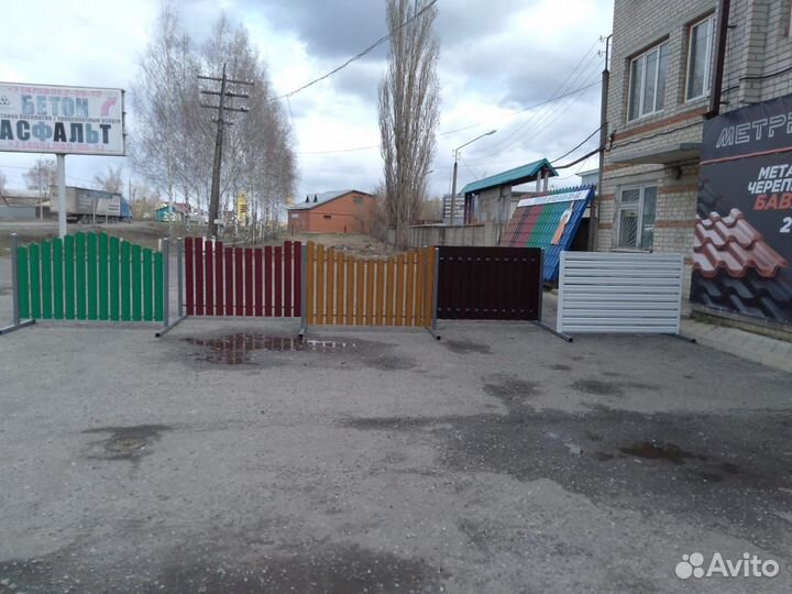 Штакетник металлический