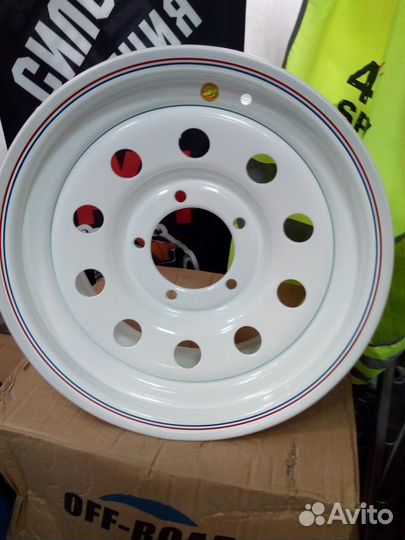 Диск усиленный УАЗ стальной белый 5x139,7 8xR16