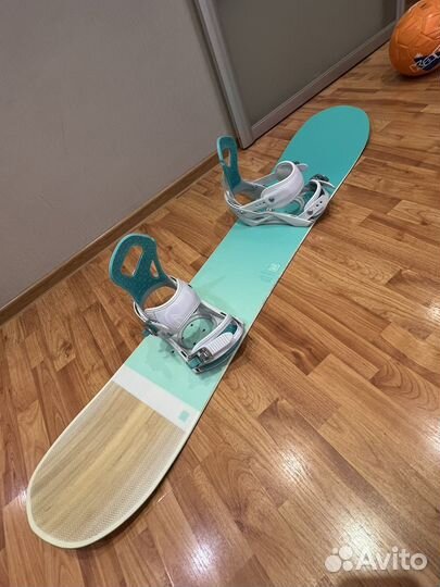 Nidecker сноуборд 143 + крепления s/m