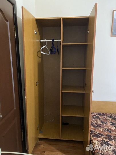 Шкаф распашной двухстворчатый бу +тумба