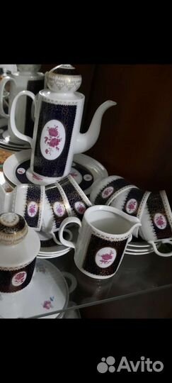 Сервиз чайный и кофейный,Германия,Кобальт,Рейнмах