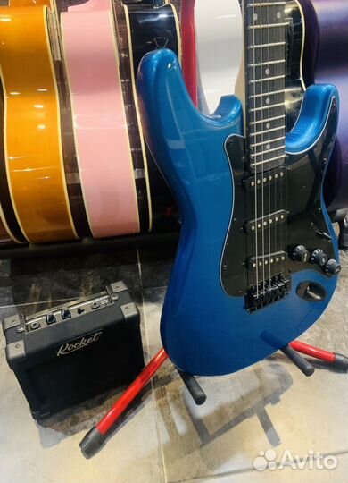 Комплект Электрогитара + Комбик 5 ватт + Чехол