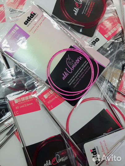 Спицы адди, набор addi click, носочные Crasy Trio