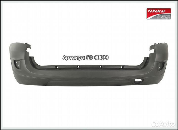 Бампер задний mcv Renault Logan 1 поколение