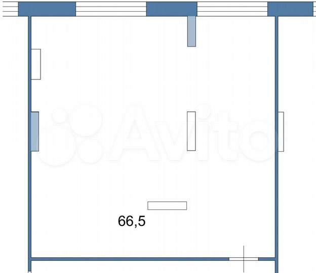 Помещение с готовым арендатором, 66.5 м²