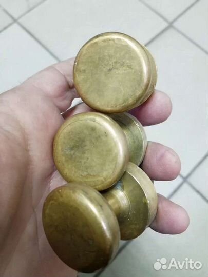 Ручки мебельные винтажные. бронза