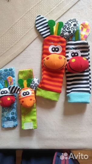 Погремушки для новорожденных детей мягкие