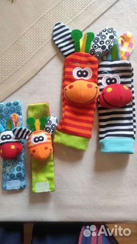 Погремушки для новорожденных детей мягкие