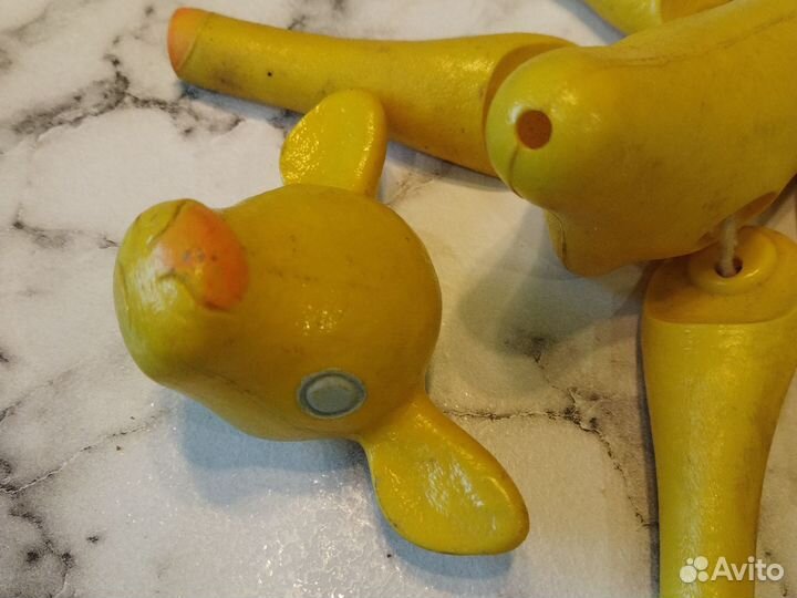 Игрушки целлулоид бычок теленок редкая