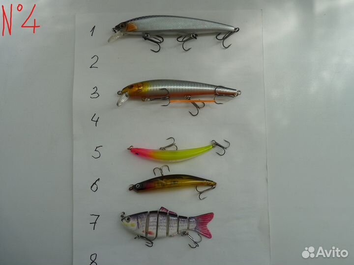 Воблеры, блёсны