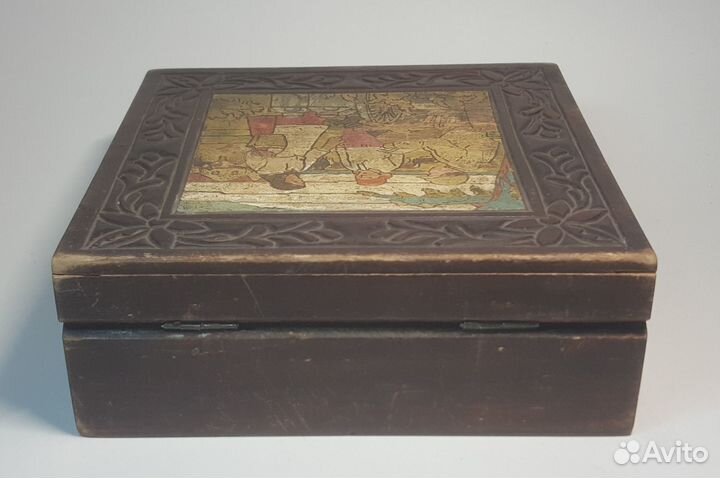 Старинная артельная шкатулка