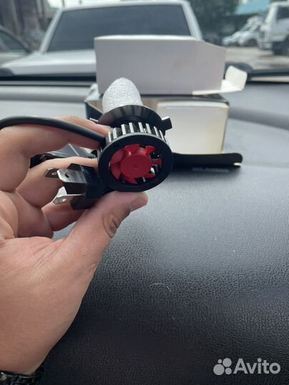 Лампа для фары с вентилятором LED синий свет