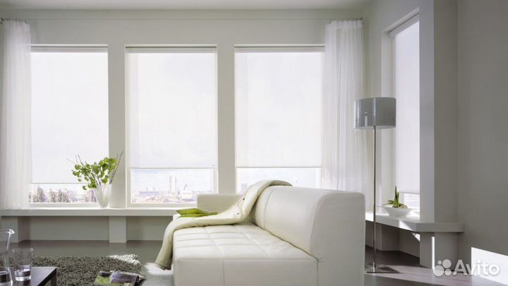 Рулонные шторы день ночь