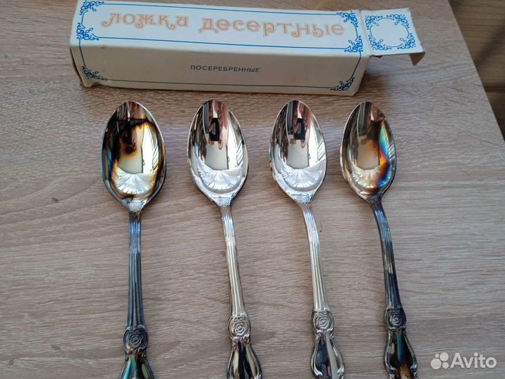 Ложки десертные мельхиор