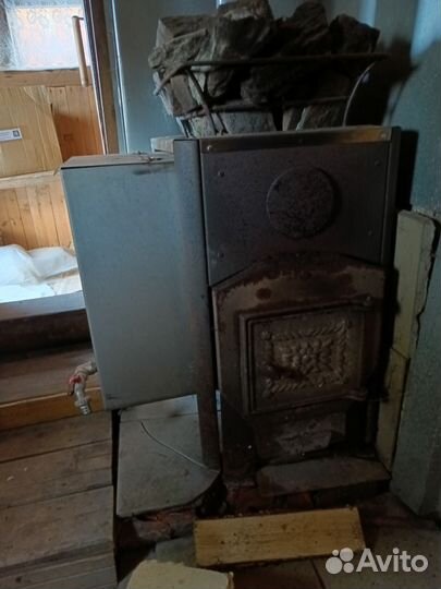 Чугунная печь для бани бу