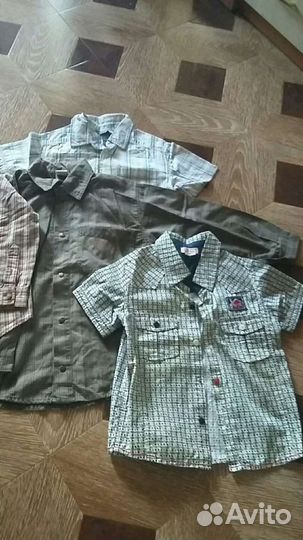 Пакет Рубашек для мальчика на 3-4 года