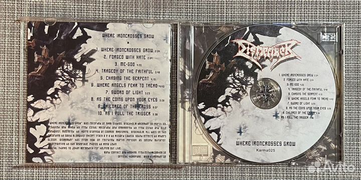 Dismember-Where Ironcrosses Grow CD