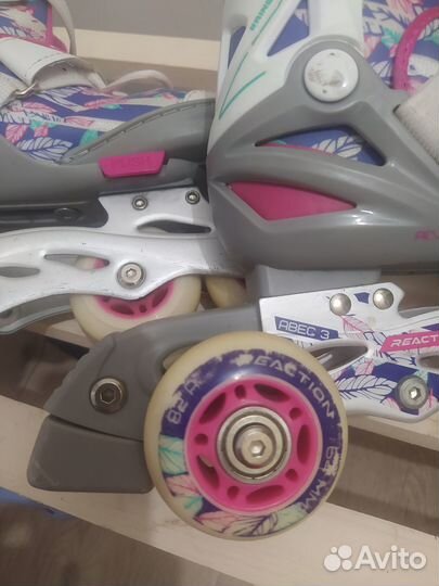 Роликовые коньки детские раздвижные