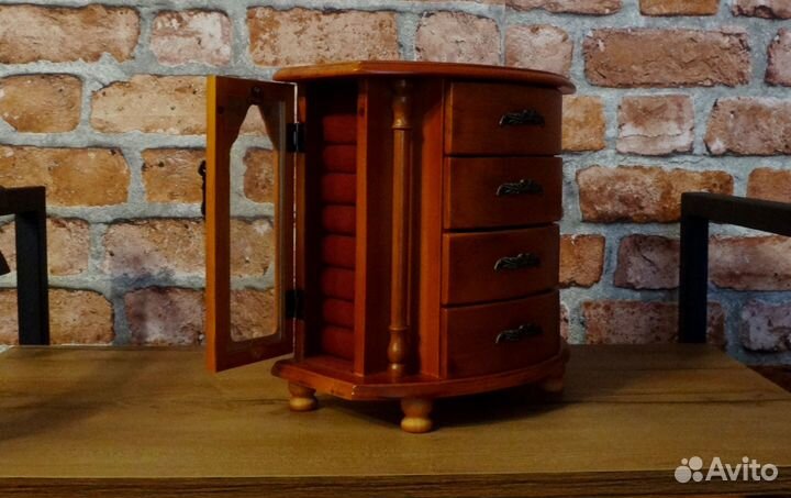 Шкатулка ювелирная большая антикварный стиль