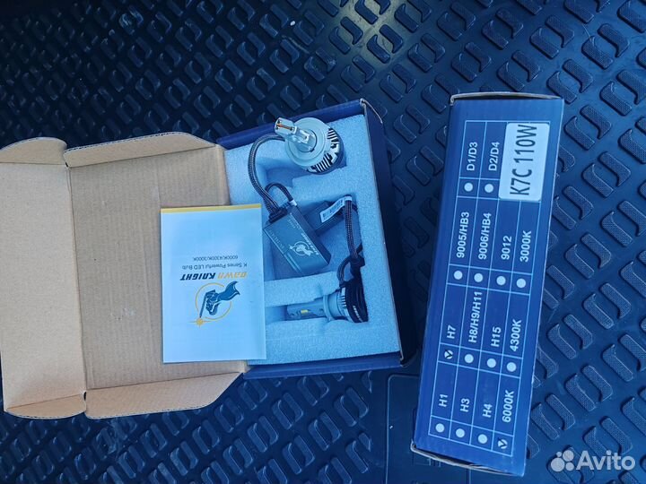 Светодиодные лампы H7 K7c 6000k