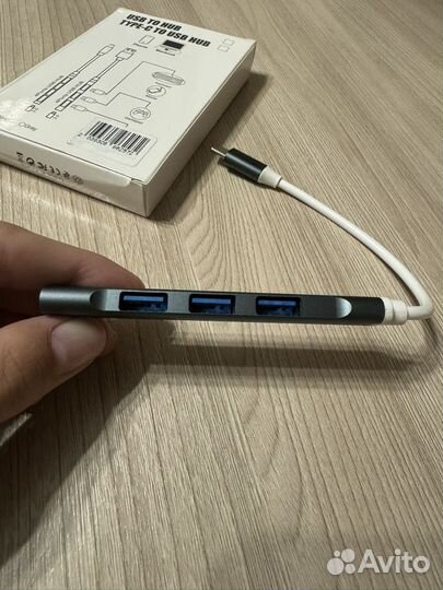 Usb разветвитель 4 в 1 type-c