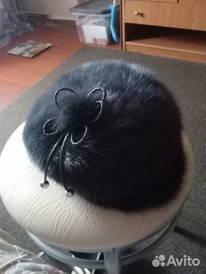 Норковая шапка берет