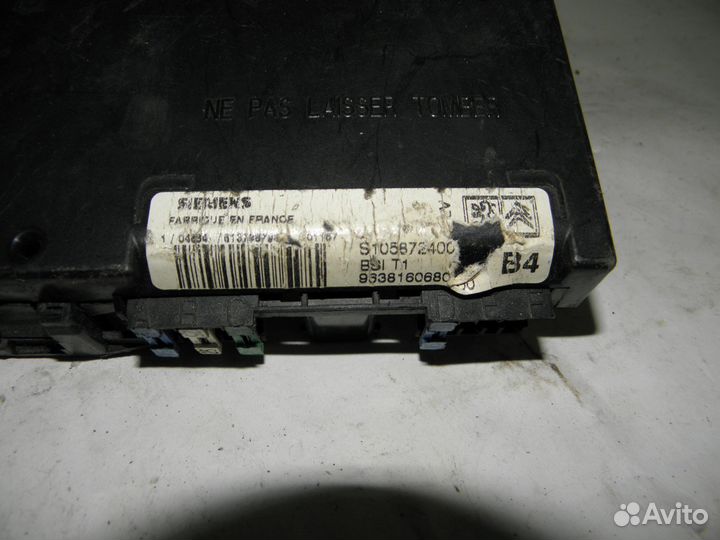 Блок комфорта peugeot 206 S105872400G