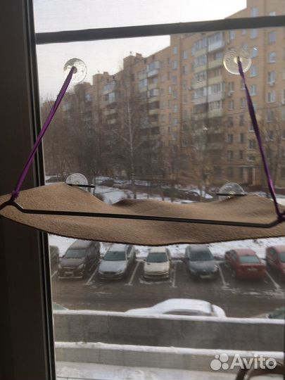 Гамак для кошек на окно