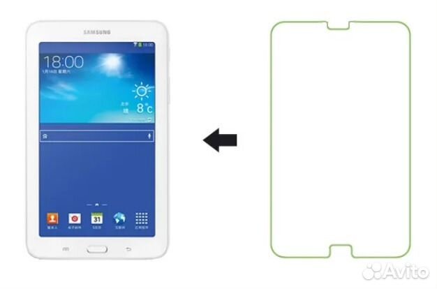 Защитная плёнка Samsung Tab 3 Lite (7,0