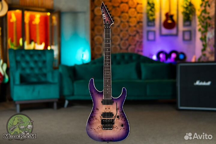 ESP LTD M-1000 Purple Natural Burst