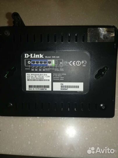 Роутер Де Линк-320 в отличном состоянии