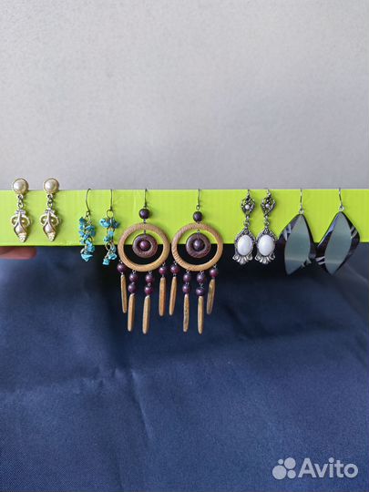 Жемчуг Бирюза Бижутерия Серьги