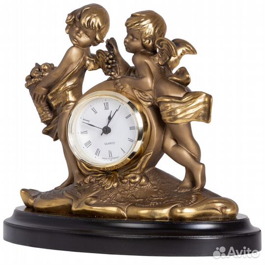 Часы настольные Путти малые Бронза