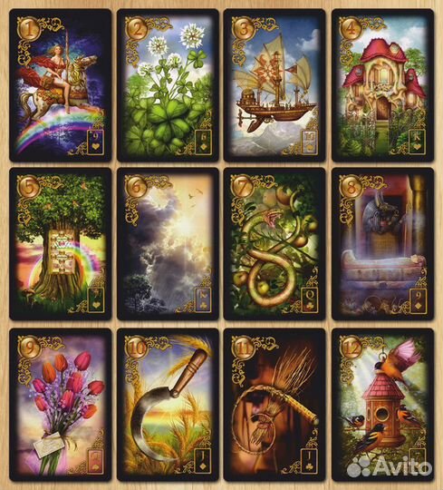 47 Карт Таро Ленорман от Чиро Марчетти /реплика