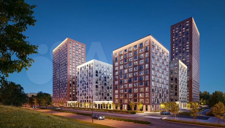 2-к. квартира, 56 м², 2/32 эт.