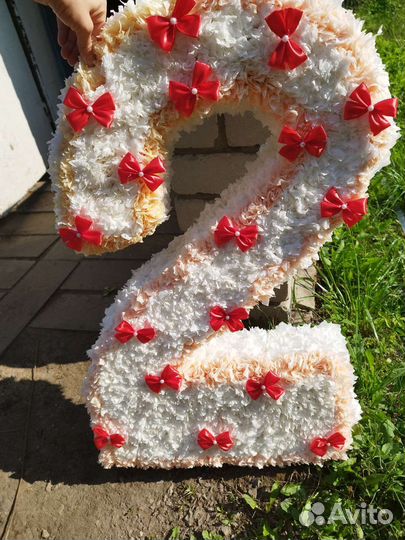 Объемная цифра 2