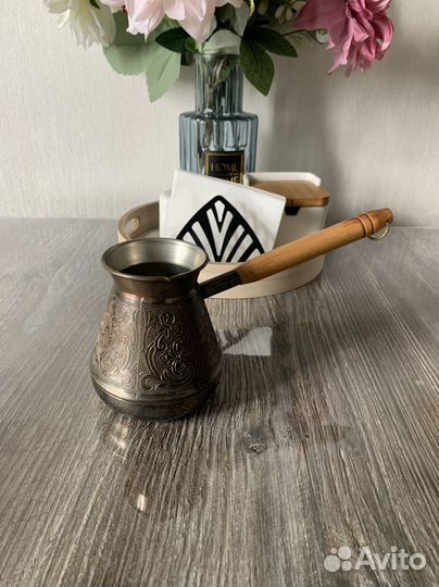 Турка для кофе медная
