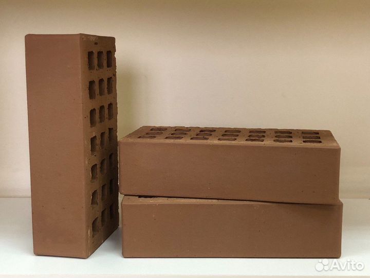 Кирпич облицовочный какао 1.0 нф