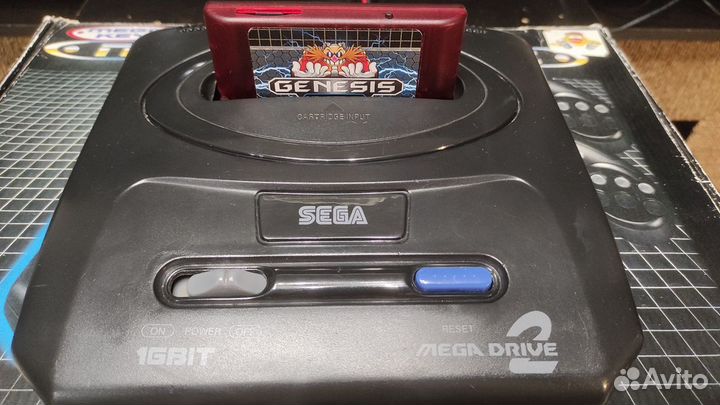 Флеш картридж красный sega MD V3 PRO 32Gb ultimate