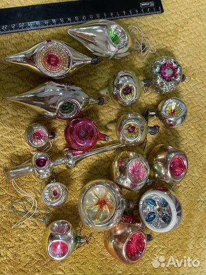 Елочные игрушки СССР прожекторы